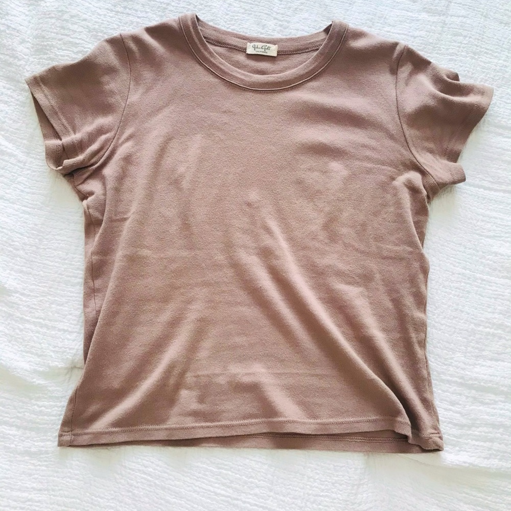 mauve john galt ashlyn tee